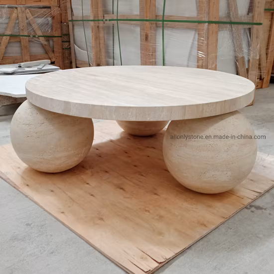 Mobili moderni per la casa Zoccolo in pietra naturale/piano piedistallo Piano in marmo bianco e nero/onice/travertino Piano caffè/tavolo da pranzo laterale/con base in metallo inossidabile